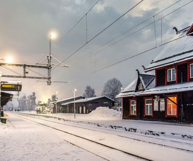 Skanska - Vännäs tågstation - Fotograf Jenny Rehnman
